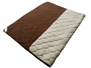 Prikrývka na spanie - Vlnená prikrývka 140x200 Camel Kašmír caro ck2