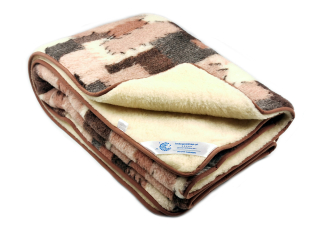 Prikrývka na spanie - Vlnená prikrývka 200x220 austrálske záplaty Merynos