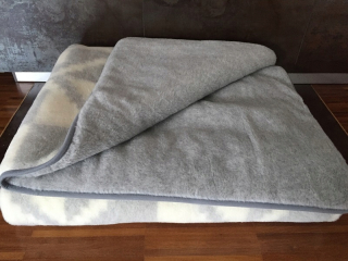 Prikrývka na spanie - Vlnená prikrývka Trilli alpaca + hladká 180x200