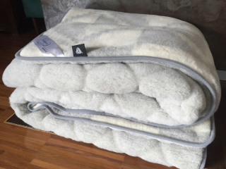 Prikrývka na spanie - Vlnená prikrývka Trilli Alpaka + J. Caro 140x200
