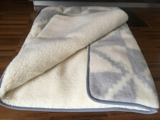 Prikrývka na spanie - Vlnená prikrývka Trilloa Alpaka + Merino 180x200