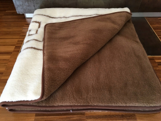 Prikrývka na spanie - Camel Wool Camel + Merynos T. Green 220