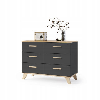 Komoda do detskej izby - Pouf pre deti modré dieťa