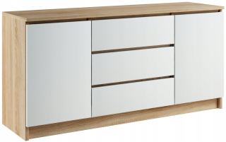 Komoda do obývačky - Zásuvky na kufre 140 cm mix Sonoma Výrobca Astra 140-23