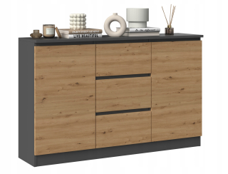 Komoda do študenskej izby - Kovový Pouf
