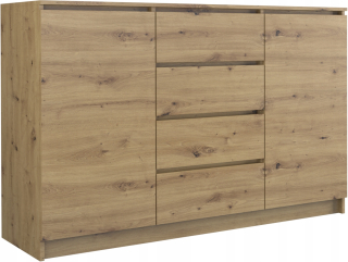 Komoda do obývačky - Cleo Brown/Black Oak