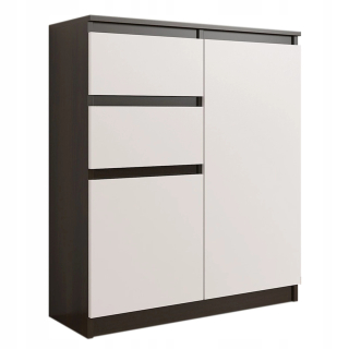 Komoda do obývačky - Zásuvka na komode Helena 80 cm 1d4s Sonoma 4 zásuvky