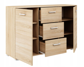Komoda do obývačky - Kongo Table 120x80 Artisan White pre obývaciu izbu jedáleň