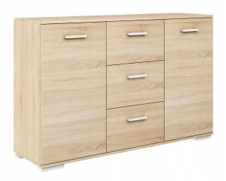 Komoda do detskej izby - ABS TRUCH OF SCRICKERS K3 Sonoma Oak 120 cm izba