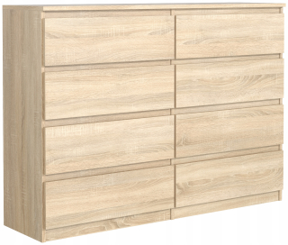 Komoda do študenskej izby - Sonoma Days 120 cm 8 zásuviek od výrobcu!