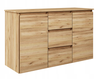 Komoda do detskej izby - Golden Oak Dresser Megan 120 cm k3 pre obývaciu izbu spálne