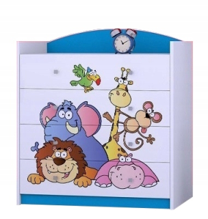Komoda do študenskej izby - Zásuvky na matrace helios skladací lôžko 160x200