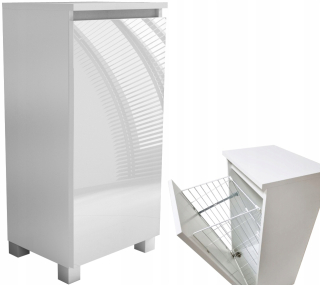 Skrinka do kúpeľne - Kúpeľňa visiaci košík s košíkom na bielizeň