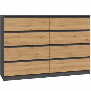 Komoda do študenskej izby - RTV Cabinet Play Rant Craft nohy čierne nohy 120