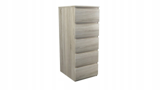 Komoda do detskej izby - Malwa W5 hrudník - dub Oak Sonoma