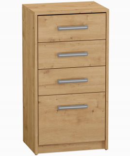 Komoda do spálne - Zásuvky Otis 4S Oak Artisan 4 Zásuvky v skrinke