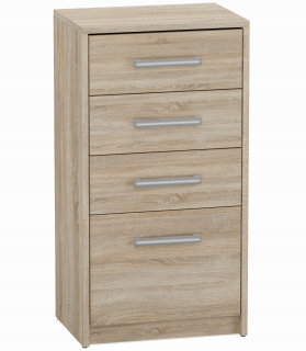 Komoda do spálne - Zásuvky Otis 4S Sonoma Oak 4 Zásuvky v skrinke