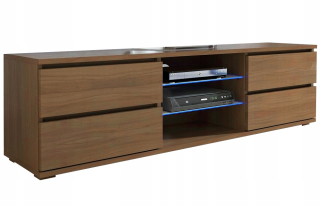 Skrinka pod TV - Malmo - posuvná šatníka 130 cm x 235 cm na dimenziu