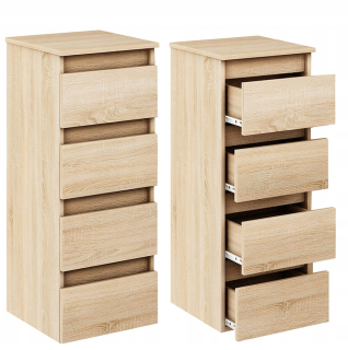 Komoda do študenskej izby - Zásuvka na hrudi 32 cm Modul Megan Sonoma
