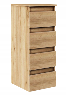 Komoda do študenskej izby - Vidaxl Wall Police kocky, 4 ks, biele,