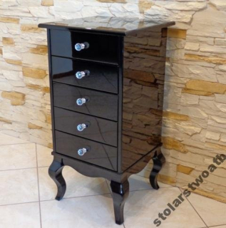 Komoda do detskej izby - Poľské biele postele so zásuvkou + Bujak + 4 kolesá