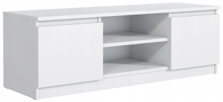 Skrinka pod TV - Zásuvky na biely stôl RTV pod LCD 160 cm výrobca