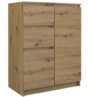 Komoda do obývačky - Šatníková šatníka 90 cm 2d 2Sz Wenge B-20