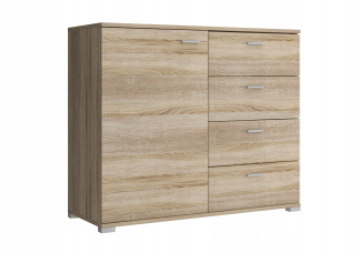 Komoda do študenskej izby - Zásuvka na zásuvku z poličky 100 cm Mikado Sonoma 3-Colorads