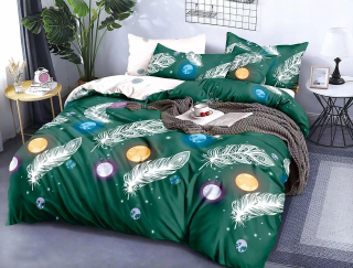 Kompletný set posteľných obliečok - Dvojitá sada podstielky + 2 vankúše 200x220cm