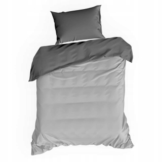 Kompletný set posteľných obliečok - 160x200 Saténová podstielka s mikrovláknami 4377A