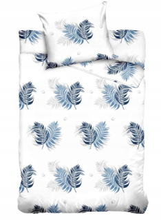 Kompletný set posteľných obliečok - Posteľná súprava geady s mikrovláknou 160x200 homla