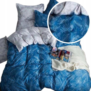 Kompletný set posteľných obliečok - Posteľná sada 160x200 +2x dvojitý vankúš