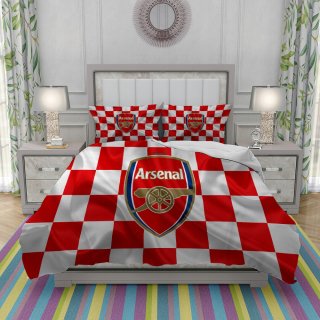 Prikrývka na spanie - Sada podstielky 160x200 Arsenal FC logo Cre 71441