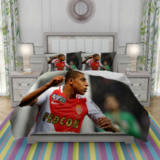 Prikrývka na spanie - Posteľná sada 160x200 Kylian Mbappe ako MO 17798