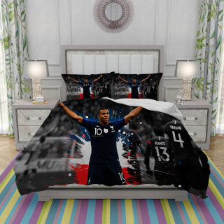 Prikrývka na spanie - Posteľná sada 160x200 Kylian Mbappe Franc 66966