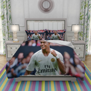 Prikrývka na spanie - Posteľná sada 160x200 Kylian Mbappe Frenc 63696