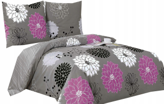 Kompletný set posteľných obliečok - Sada podstielky 200x220 Elway Gruba Modern