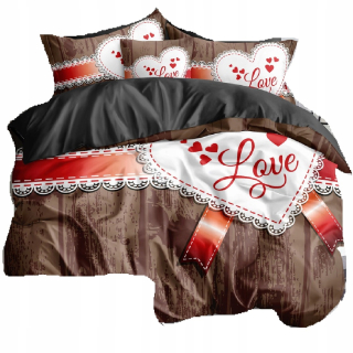 Kompletný set posteľných obliečok - Sada podstielky 200x220 elegantný vzor kompatibilný