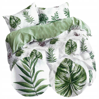 Kompletný set posteľných obliečok - Sada podstielky 200x220 bavlnený satén 4cz