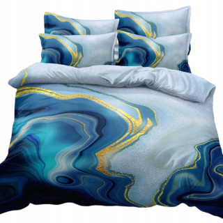 Kompletný set posteľných obliečok - Sada 3D podstielky 160x200 Mineral 2229