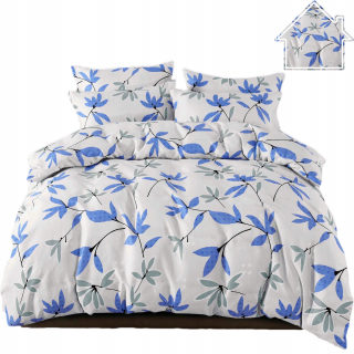 Kompletný set posteľných obliečok - Sada bavlnených podstielky 200x220 2x vankúš