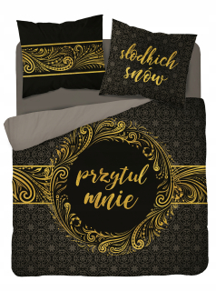 Kompletný set posteľných obliečok - Sada bavlnených podstielky 220x200 manželka manželka