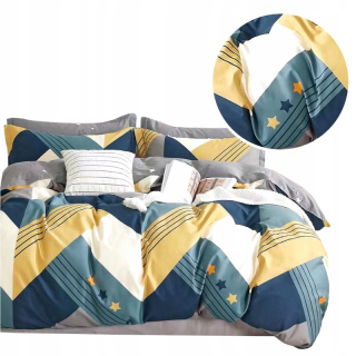 Kompletný set posteľných obliečok - Bavlnená obliečka 160x200 móda 011 160x200