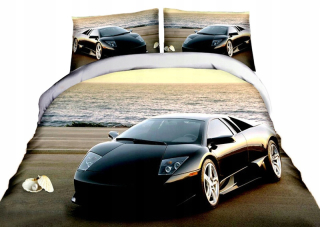 Kompletný set posteľných obliečok - Sada podstielky mikrovlákna 160x200+2x70x80 3D