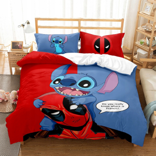 Kompletný set posteľných obliečok - Sada vankúšov vankúš 140x200 lilo a steh