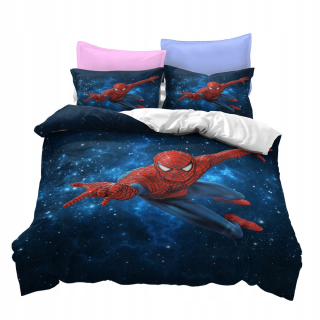 Kompletný set posteľných obliečok - Sada vankúšov vankúš 140x200 Spider-Man