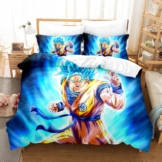 Kompletný set posteľných obliečok - Sada podstielky + vankúš 160x200 Dragon Ball
