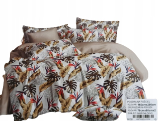 Kompletný set posteľných obliečok - Posteľná sada podstielky 160 x 200 vankúšov 70x80