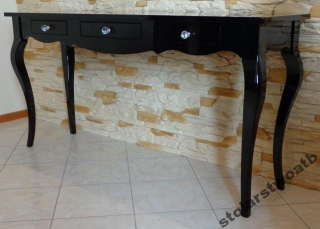 Toaletný stolík - Biela toaletná tabuľka 160 x 75 x 45 cm