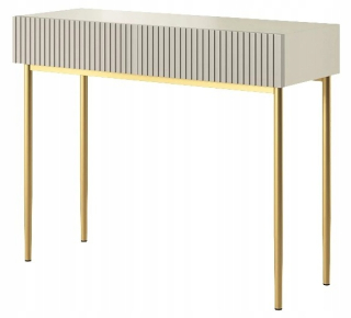 Toaletný stolík - Bogart toaletné odtiene béžovej béžovej farby 100 x 82 x 41 cm